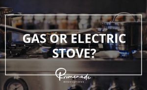 gas, electric, stove